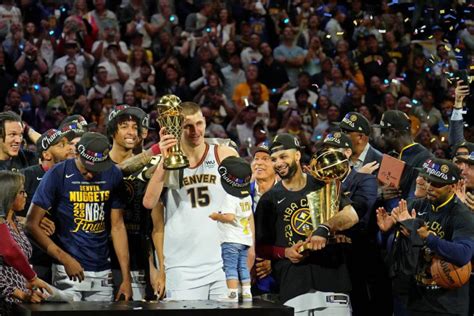 nuggets vs heat|Denver Nuggets win first NBA championship title in .